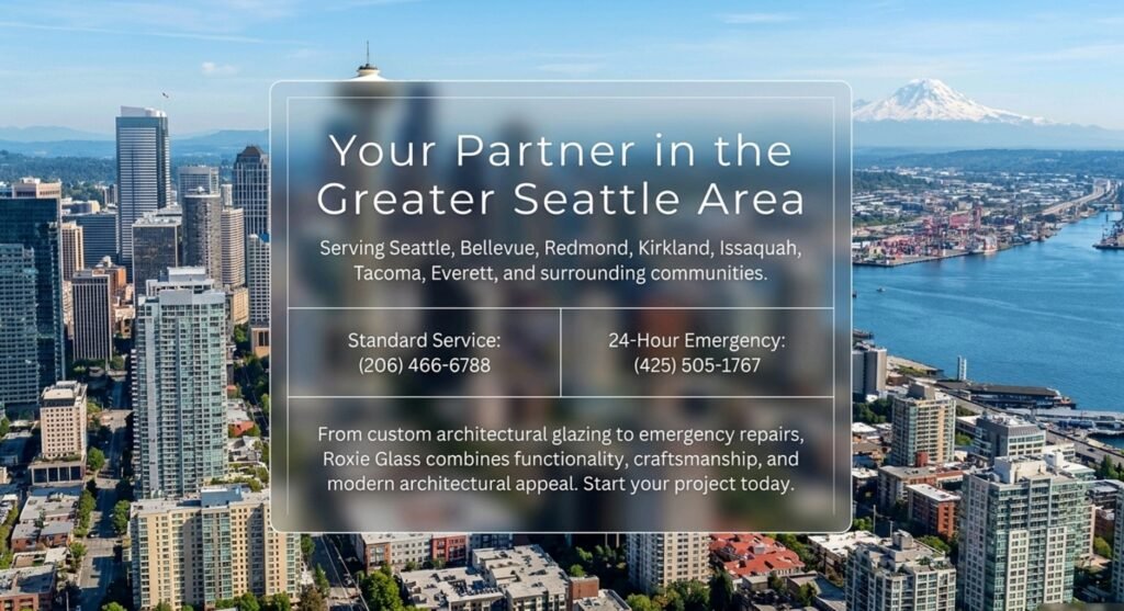 Seattle Area glass services and glazing