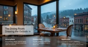 Restaurant and Cafe interior design with Roxie Glass